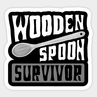 WOODEN SPOON WHITE Sticker